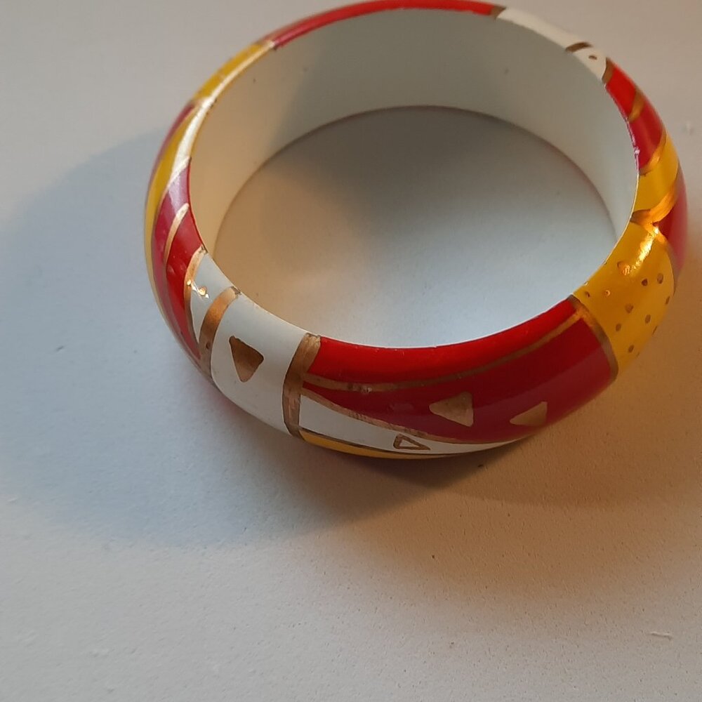 Brand New Handmade, Impeccable, designer, Vintage, Floral Bangle